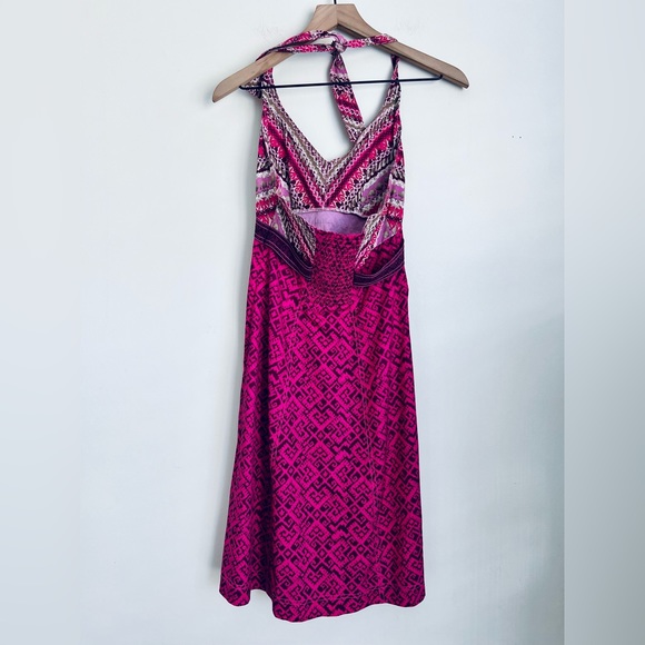 Athleta Pink Javari Pack Everywhere Halter Dress smock y2k athletic nature - Picture 3 of 7